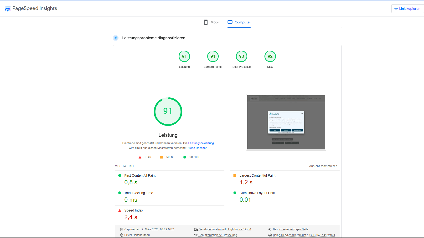 Prüfbericht 2 zur Barrierefreiheit